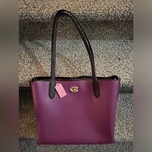 NWOT Coach Willow Colorblock Tote